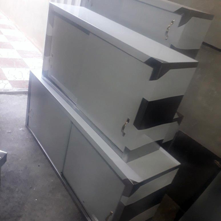 ساخت کابینت استیل دیواری آشپزخانه صنعتی و خانگی