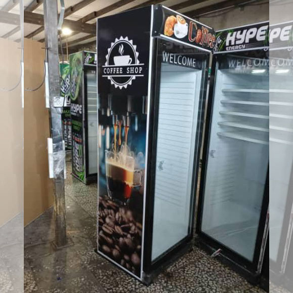 یخچال ایستاده 70 سانتیمتری طرح COFFEE SHOP